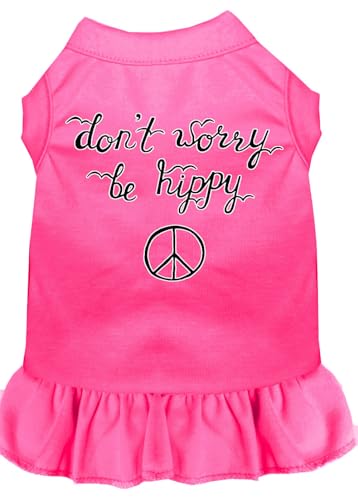 Mirage Pet Products 58–58 bpklg Werden Hippie-Bildschirm Print Hund Kleid, Large, Bright Pink von Mirage Pet Products