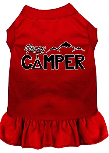 Mirage Pet Products 58–59 rdxxl Happy Camper Siebdruck Hund Kleid, XXL, rot von Mirage Pet Products