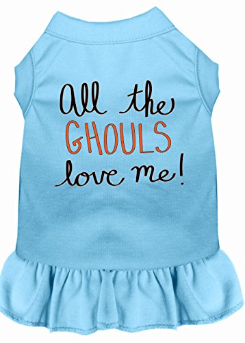 Mirage Pet Products 58–62 bbllg alle Display Der Ghouls Print Hund Kleid, groß, Baby Blau von Mirage Pet Products