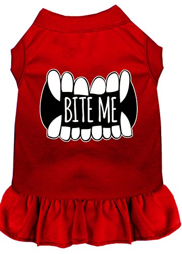 Mirage Pet Products 58–63 RDSM Bite Me Bildschirm Print Hund Kleid, klein, rot von Mirage Pet Products