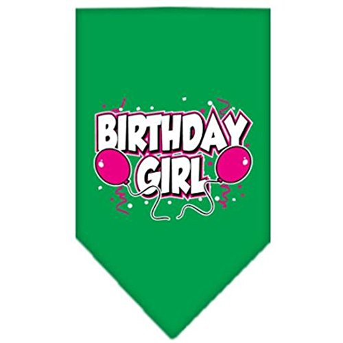 Mirage Pet Products 66-06 SMEG Birthday girl Screen Print Bandana Emerald Green Kleine von Mirage Pet Products