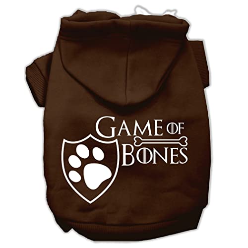 Mirage Pet Products Kapuzenpullover für Hunde, Motiv Game of Bones, X-Large, braun von Mirage Pet Products