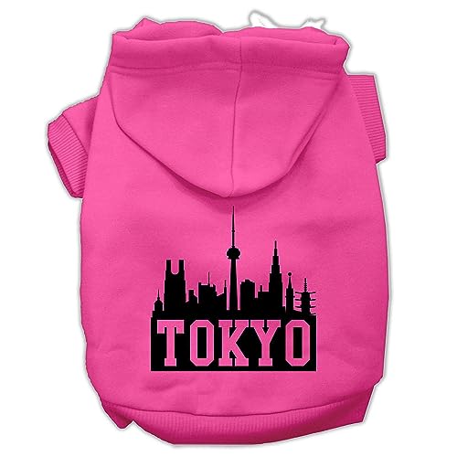 Mirage Pet Products LGBPK Tokyo Skyline 62-75 Kapuzenpullover, Siebdruck, Gr. L, Rosa von Mirage Pet Products