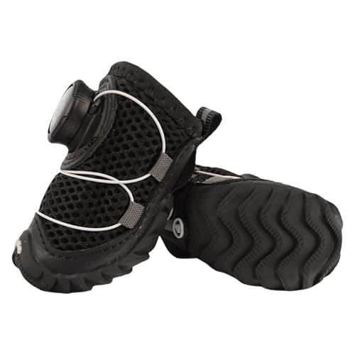 2er-Pack kleine Hundeschuhe mit weichen Sohlen, bequeme Schutzschuhe für kleine Medien, große Haustiere, Oxford-Sohlen 2er-Pack kleine Hundeschuhe mit weichen Sohlen, bequeme Schutzschuhe für kleine Medien, große Haustiere, Oxford-Sohlen von Mirweon