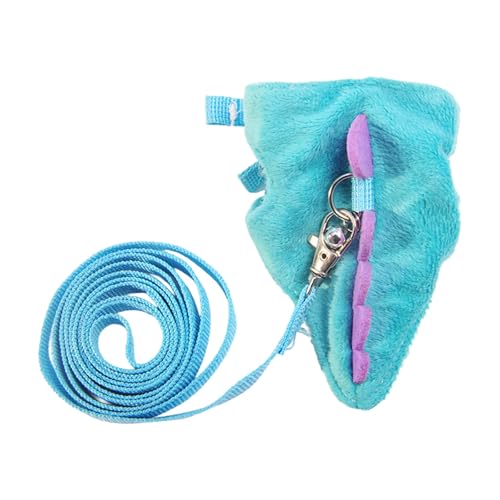 Haustiergeschirr und Leine, Set für Kleintiere, sicher für Welpen und andere Haustiere, mit Seil, Haustierhalsband Haustiergeschirr und Leine, Set für Kleintiere, sicher für Welpen und andere Haustiere, mit Seil, Haustierhalsband von Mirweon