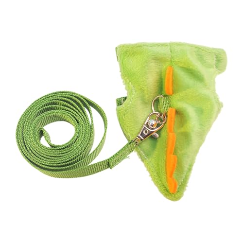 Haustiergeschirr und Leine, Set für Kleintiere, sicher für Welpen und andere Haustiere, mit Seil, Haustierhalsband Haustiergeschirr und Leine, Set für Kleintiere, sicher für Welpen und andere Haustiere, mit Seil, Haustierhalsband von Mirweon