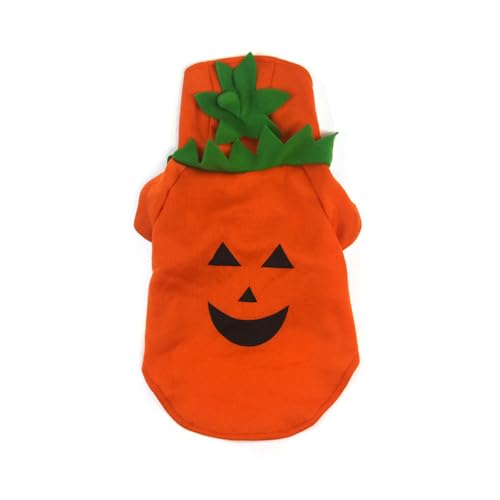 Hundebekleidung für kleine Haustiere, Halloween-Kostüm, Kapuzenpullover, Bichon, 2 Beine, Kürbis-Sweatshirt, für Hunde und Katzen, modische Urlaubskleidung Hundebekleidung für kleine Haustiere, Halloween-Kostüm, Kapuzenpullover, Bichon, 2 Beine, Kürbis-Sweatshirt, für Hunde und Katzen, modische Urlaubskleidung von Mirweon