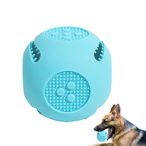 Misaakoeq Hundefutterbugel, Food Ball für Hunde - Welpe Slow Feeder behandeln Ball,Tragbares Rätsel für Lebensmittelabgabe, Hund kaute Teether zum Training, Unterhaltung von Misaakoeq