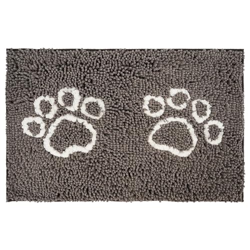 Misaakoeq Hundetürmatte, Türmatte Hundepfoten, Low-Profile-Eingangsteppich, Low-Profile-Eingangsbereich-Teppich, Schmutzfänger, waschbare Matte für Innenböden, nasse Schuhe und Pfoten von Misaakoeq