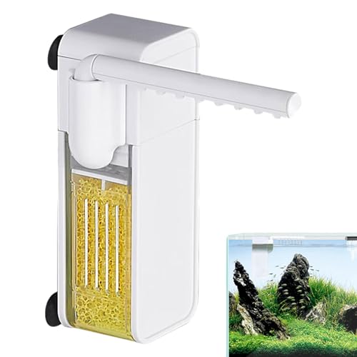 Misaakoeq Tauchwasserfilterpumpe, Aquariumfilter und Pumpen, langlebige Filtration, Wassersauerstofffilter, Zubehör mit kompakter Größe für Aquarien von Misaakoeq