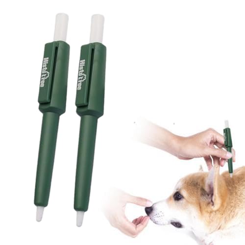 Misaakoeq Zeckenzange,3 StüCk Zeckenentferner-Stift FüR Haustiere,Wasserdicht, Zeckenzangen,Tragbar Ticksafe Zeckengreifer FüR Katzen, Hunde, Kaninchen, Menschen,4.5x0.6inch von Misaakoeq