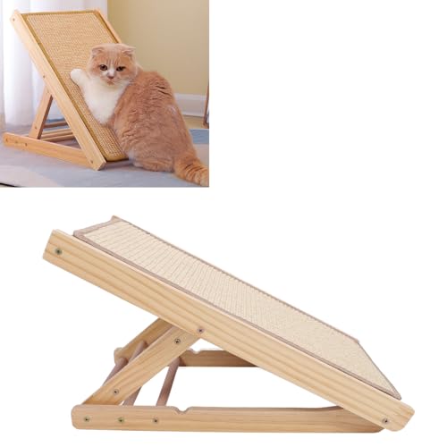 Sisal Cat Scratcher,Adjustable Height Furniture Protector,Veritical Scratching Board,Solid Wooden Cat Furniture Sisal Cat Scratcher,Adjustable Height Furniture Protector,Veritical Scratching Board,Solid Wooden Cat Furniture von Miskall