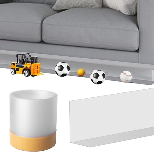 3 Meter Spielzeugblocker Für Möbel Unter Couch Blocker PVC Einstellbar Klar Spielzeug Blocker Für Bett Sofa Unter Der Couch Und Bett Lückenblocker Untersofa Blocker Unter Möbel Spielzeug Blocker von Missmisq