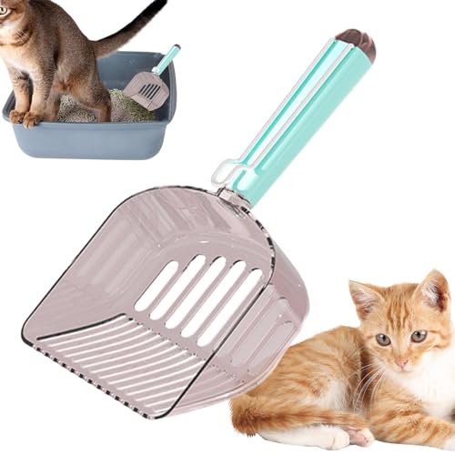 Missmisq Katzenschaufel - Pet Sifter Poop Scoop | Tragbare Katzenkotschaufel mit Dichtungsclip, Katzenschaufel für Katzen, Haustiere, Box von Missmisq