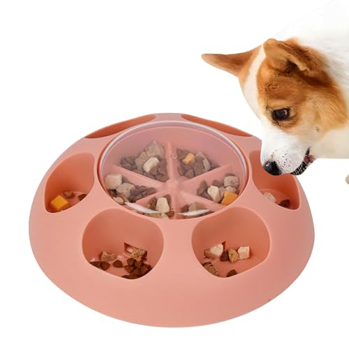 Missmisq Leckerli-Puzzle für Hunde, Slow Feeder, Puzzle-Futterspielzeug für Hunde,Treat Dog Slow Feeder Puzzlespielzeug | Training Mental Stimulation Anreicherungsspielzeug Gehirnfutterspender für von Missmisq