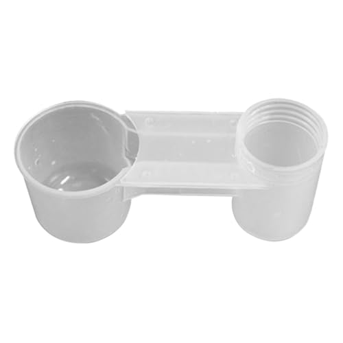 Missmisq Vogelfutterspender Für Wasser - Spritzwassergeschützter Wasserspender Für Vögel - Zweiport Transparent Spender Für Hühner Finken Sittiche Meisen Haus Und Garten Missmisq Vogelfutterspender Für Wasser - Spritzwassergeschützter Wasserspender Für Vögel - Zweiport Transparent Spender Für Hühner Finken Sittiche Meisen Haus Und Garten von Missmisq