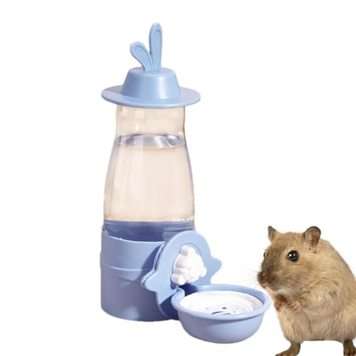 Missmisq Wasserspender für Meerschweinchen, Wasserspender für Kaninchen, Hängender Kleintiertränke, Automatischer Wasserspender mit Schwerkraft, käfigfreundlich, tropffreier Wasserspender, 600 ml, für von Missmisq