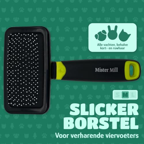 Mister Mill Preferring Quality Mill Professional Slicker Hundebürste - Katzenbürste - 10cm von Mister Mill Preferring Quality