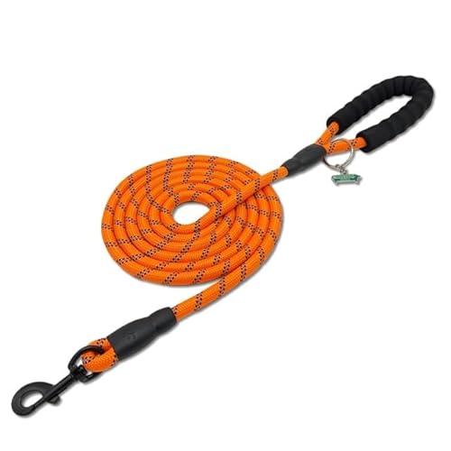 Mister Mill Reflektierende Hundeleine - Hundeleine - Hundeleine - Hundeleine (Orange, 3 Meter) von Mister Mill