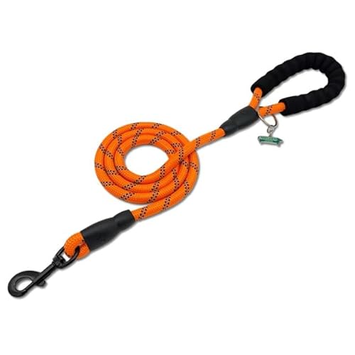 Mister Mill Reflektierende Hundeleine - Hundeleine für Hunde - Hundeleine - Hundeleine (Orange, 150 Zentimeter) von Mister Mill