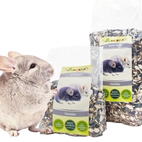 Mixerama Chinchillas Saaten-Müsli - getreidefreies Futter aus Saaten für Chinchillas von Mixerama