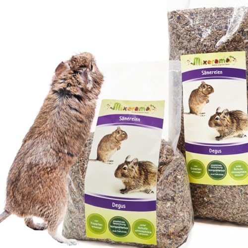 Mixerama Degus Sämereien - getreidefreies Futter aus Saaten für Degus von Mixerama