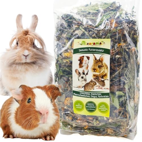 Mixerama Immunio - getreidefreies Meerschweinchenfutter ohne Pellets - Futter für Degu Kaninchen Chinchilla Ratten von Mixerama