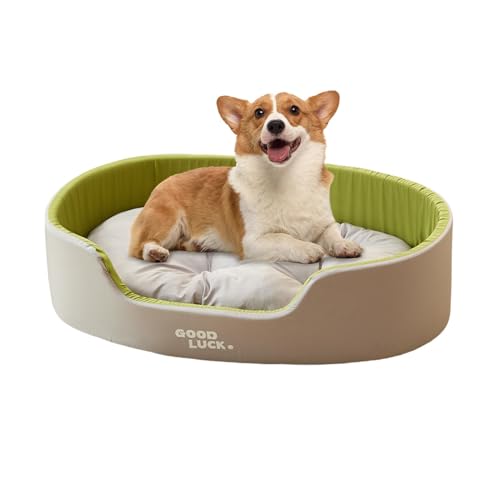 Mixnexorad Hundebett mit Seiten, Komfort-Hundebett - Bequemes Haustiersofa | Abnehmbares doppelseitiges Katzenkissenbett, Haustierzubehör, waschbares warmes Nest für Welpen, Kätzchen, Hunde und Katzen von Mixnexorad