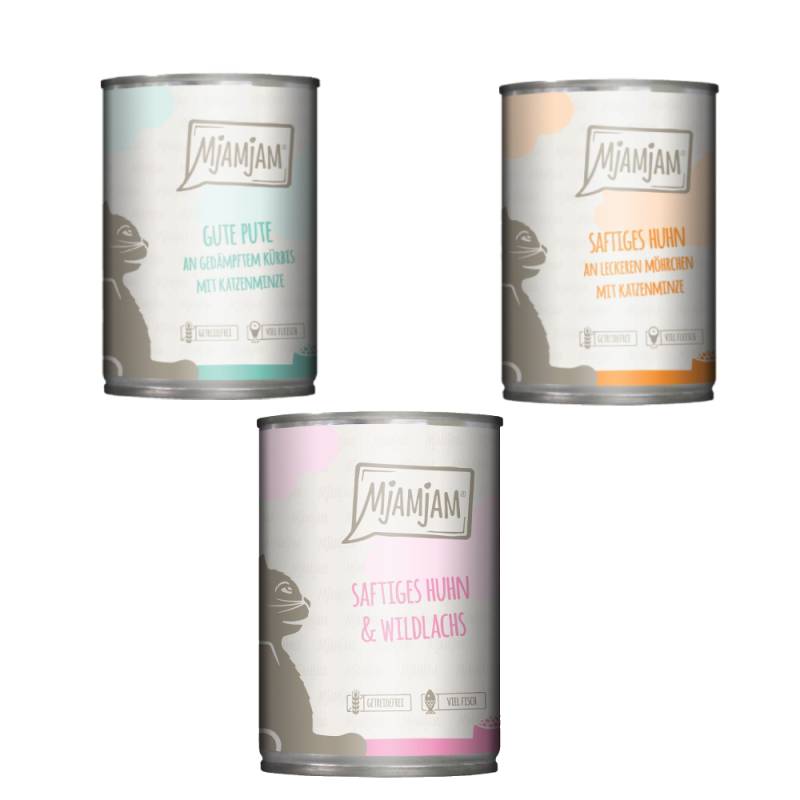 Kombi-Paket MjAMjAM 36 x 400 g - Mixpaket 2 (3 Sorten) von MjAMjAM