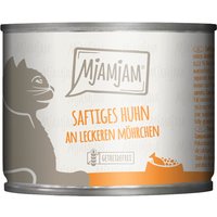 MjAMjAM 6 x 200 g - saftiges Huhn an leckeren Möhrchen von MjAMjAM