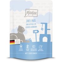 MjAMjAM Nassfutter Katze Adult, Quetschie 6x300 g Ente & Geflügel von MjAMjAM