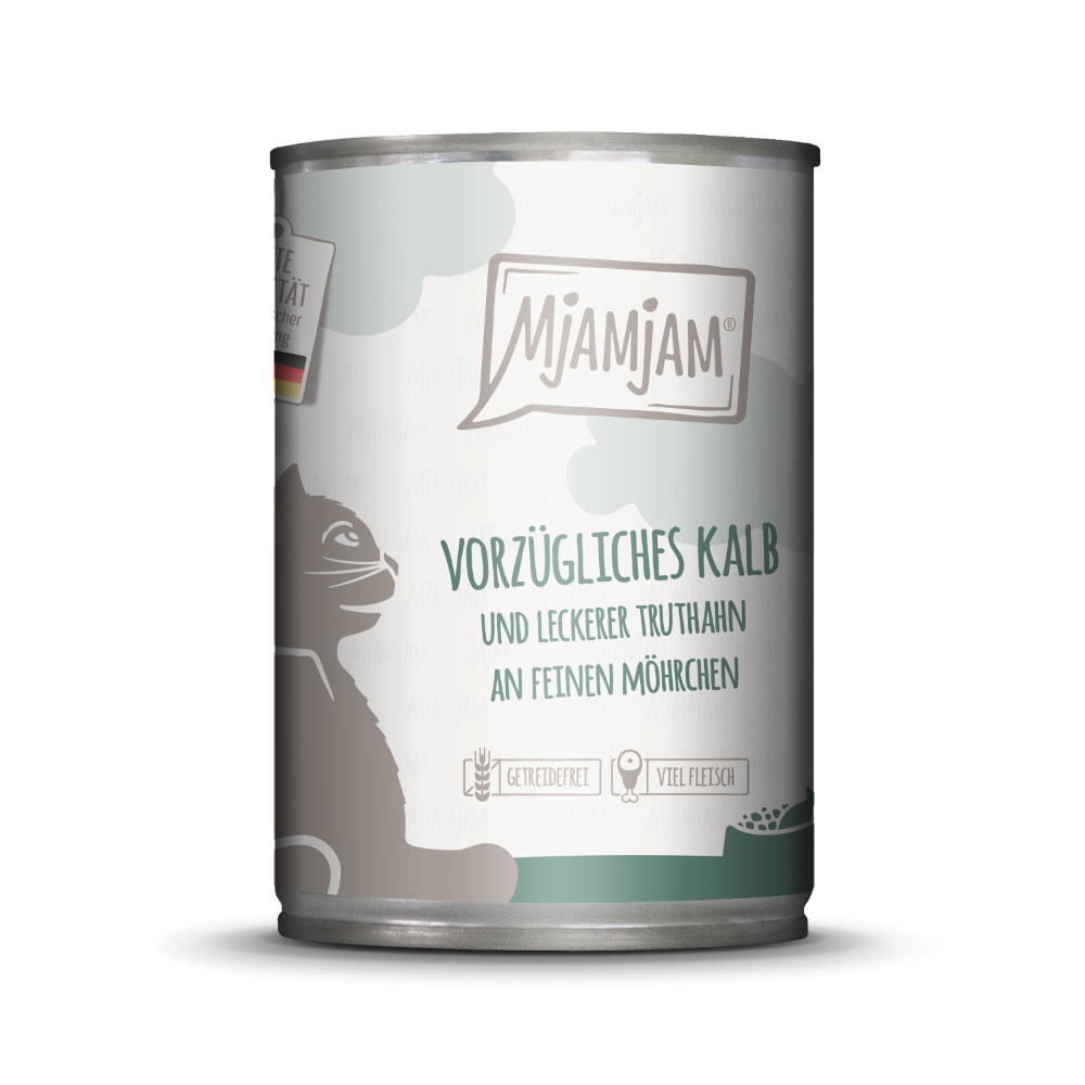 MjAMjAM 6 x 400 g - Kalb & Truthahn von MjAMjAM