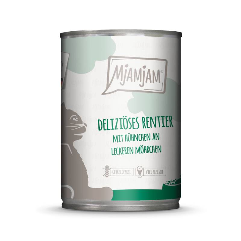 MjAMjAM 6 x 400 g - Rentier & Huhn von MjAMjAM