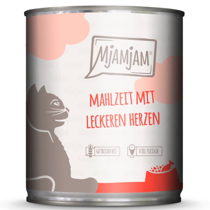 MjAMjAM 6 x 800 g  - Mahlzeit mit Herzen von MjAMjAM