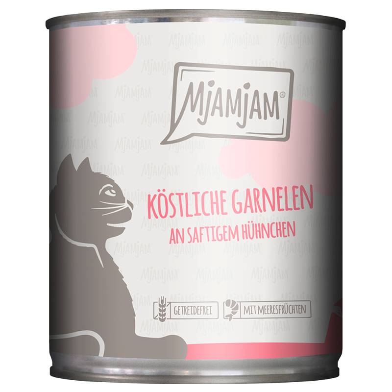 MjAMjAM 6 x 800 g  - köstliche Garnelen an saftigem Hühnchen von MjAMjAM