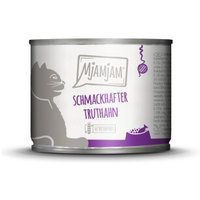 MjAMjAM Nassfutter Katze Adult 6x200 g Truthahn von MjAMjAM