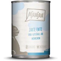 MjAMjAM Nassfutter Katze Adult 6x400 g Ente & Geflügel von MjAMjAM