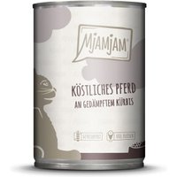 MjAMjAM Nassfutter Katze Adult 6x400 g Pferd und Kürbis von MjAMjAM