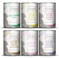 MjAMjAM Nassfutter Katze Adult, Mixpaket 6x400 g Mixpaket 4 von MjAMjAM