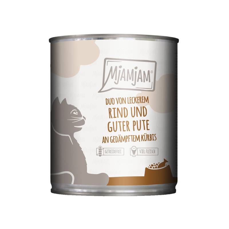 MjAMjAM - DUO von Rind & Pute an Kürbis 6x800g von MjAMjAM