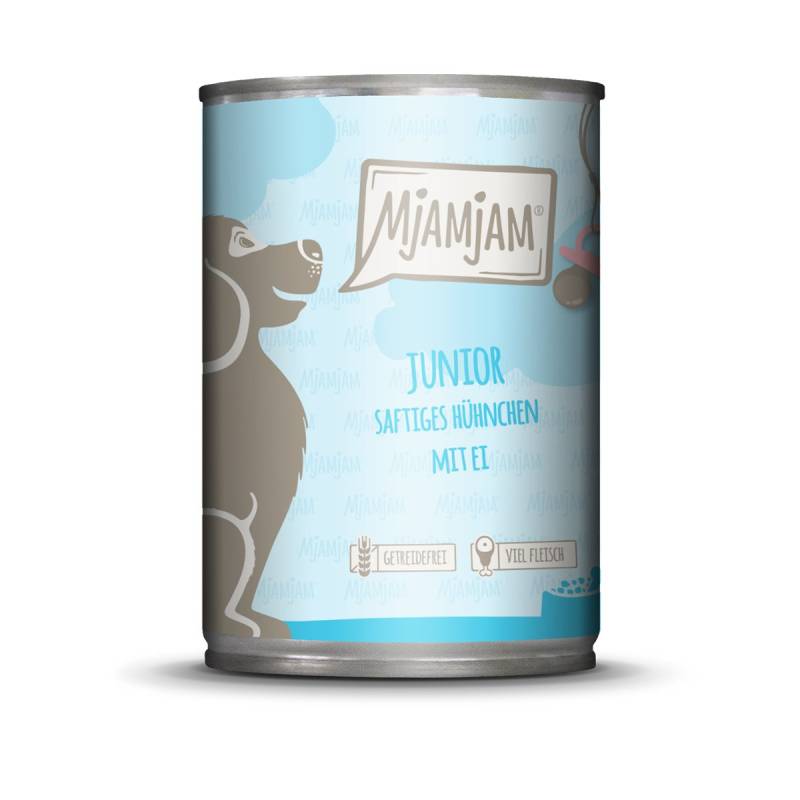 MjAMjAM Junior saftiges Hühnchen mit Ei 6x400g von MjAMjAM