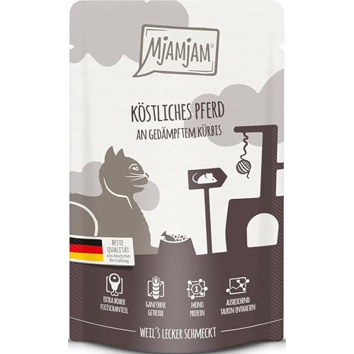 MjAMjAM Katze Quetschie 12x125g Pouches von MjAMjAM