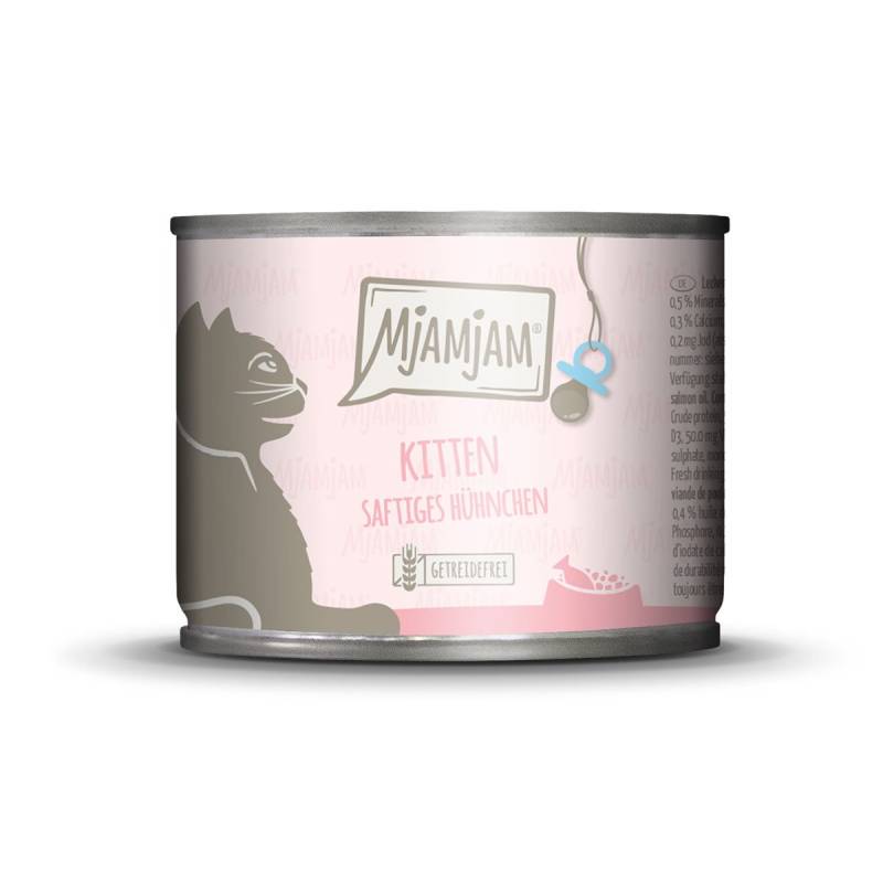 MjAMjAM - Kitten saftiges Hühnchen mit Lachsöl 6x200g von MjAMjAM