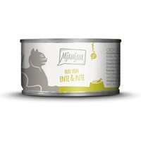 MjAMjAM Nassfutter Katze Adult, Duo 6x100 g Ente & Pute von MjAMjAM