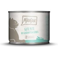 MjAMjAM Nassfutter Katze Adult 6x200 g Pute und Kürbis von MjAMjAM