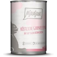 MjAMjAM Nassfutter Katze Adult 6x400 g Garnelen und Huhn von MjAMjAM