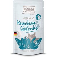 MjAMjAM Nassfutter Katze Adult, Wellness Knochen & Gelenke 12x125 g Huhn von MjAMjAM