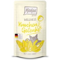 MjAMjAM Nassfutter Katze Adult, Wellness Knochen & Gelenke 12x125 g Rind von MjAMjAM