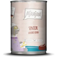 MjAMjAM Nassfutter Katze Senior 6x400 g Rind von MjAMjAM