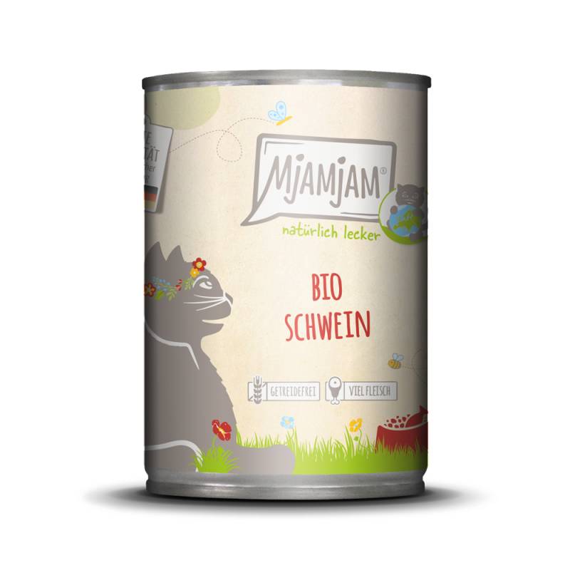 MjAMjAM Natürlich Lecker 6 x 400 g - Bio-Schwein von MjAMjAM